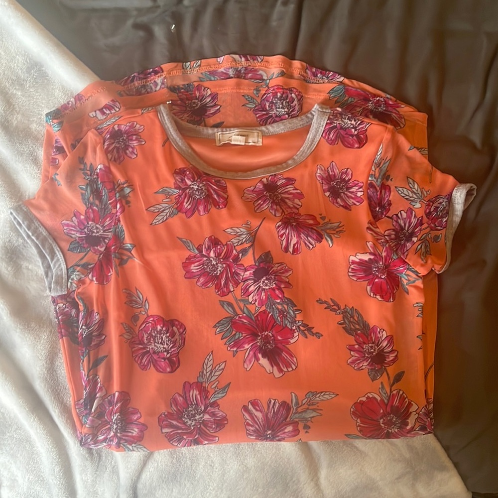 floral print tee shirt dress